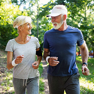 couple jogging